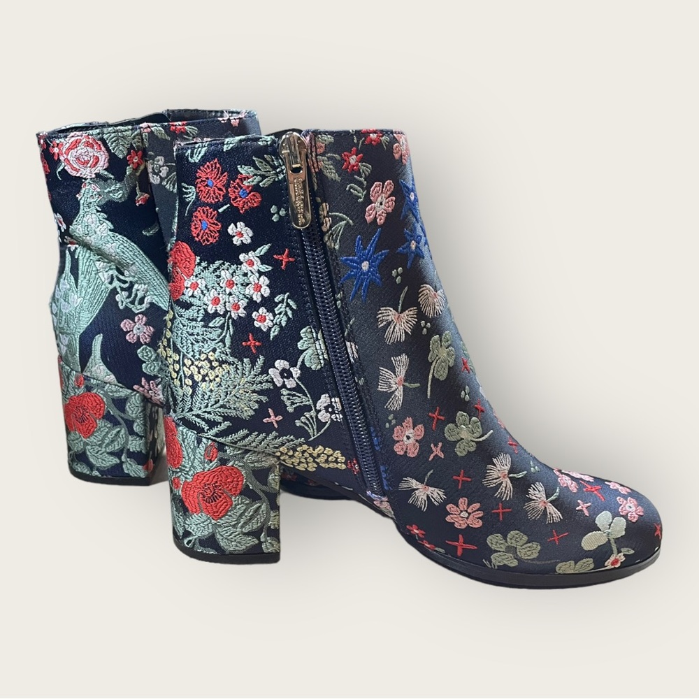 Indigo Rd Blue Embroidered Boots - Picture 3 of 6